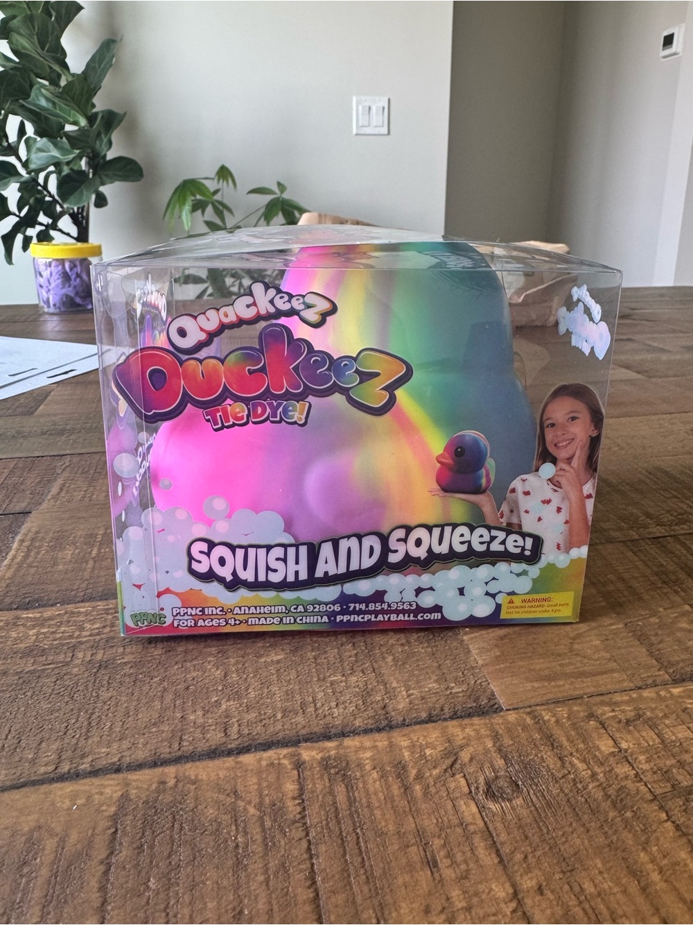Quackeez Duckeez Tie Dye Squishy